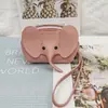 Bolsa de Elefante Bebé Tailandés Monedero de PU de Gran Venta Colgante de Llavero Estilo Japonés Titular de Tarjeta Creativo Bolsa con Cremallera para Labial