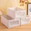 Caja de almacenamiento de tela de algodón y lino para ropa, organizador de armario, tipo cajón, plegable, gran capacidad, contenedor de almacenamiento para armario