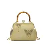 Nuevo bolso de noche transfronterizo, nuevo bolso retro estilo chino cheongsam, bolso de cierre moderno y versátil, bolso de hombro, bolso cruzado