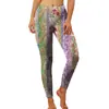 Pantalones cortos ajustados transfronterizos pantalones de impresión digital 3D para mapa exportaciones de comercio exterior leggings pantalones casuales mujer