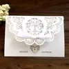 Tarjeta de Invitación de Boda Estilo Chino con Diseño Cortado a Láser, Hermosa Tarjeta de Felicitación Roja para Fiestas, En Stock Transfronterizo