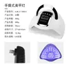 Máquina de Fototerapia para Unhas Lâmpada de Unha 80W Alta Potência Lâmpada de Secagem de Unha Secador de Unha Vestível de Secagem Rápida