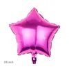 Globo Flotante de Película de Aluminio con Forma de Corazón y Estrella de Cinco Puntas de 18 Pulgadas Decoración para Actividad de Fiesta Festival de Bodas Nochevieja
