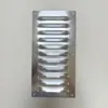 Ventilador de Rejilla de Acero Inoxidable Hierro Aleación de Aluminio Ventilación Pasante Campana Extractora Disipación de Calor Ventilación Placa de Rejilla Perforada a Prueba de Lluvia
