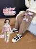 Pantalones de Forro Polar para Niñas 2025 Nuevo Estilo Kuromi Pantalones Deportivos Engrosados para Niños Pantalones Casuales de Dibujos Animados para Bebé Niña de Invierno