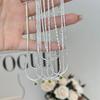 Ins Style Pearl Shell Summer All-match Colar Feminino Arco Cor-livre Nicho Design Clavícula Corrente Jóias