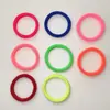 Fornecimento do Fabricante Elásticos Coloridos Sem Costura Estilo Coreano Alta Elasticidade Elásticos Básicos para Prender o Cabelo Elásticos de Nylon Coloridos