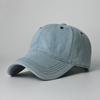 Boné de beisebol estilo coreano Four Seasons para homens e mulheres, jeans, lavável, casual, moderno, protetor solar, boné fino, chapéu de verão, proteção solar