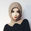 Inverno Novo Core-Spun Yarn Balaclava Chapéu Feminino Cor Sólida Listrado Xale Pescoço À Prova de Frio Pulôver Tricô Chapéu