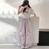 Pantalones Casuales Finos Nuevos de Verano para Niñas Mayores, Pantalones Cargo Sueltos con Protección Solar para Niños, Pantalones Largos Versátiles