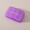 Caja de Medicina Pequeña Portátil al por Mayor, Caja de Medicina Portátil de Doble Capa, Plegable, Sellada y a Prueba de Humedad, Pastillero de Viaje de 10 Compartimentos en Stock