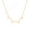 [Personalización de One Piece] Serie Personalizada de Acero Inoxidable Collar con Letras Galvanizado con Oro de 18K para Darte un Conjunto de Letras Inglesas