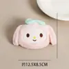 Brinquedo de pelúcia grande de desenho animado Sanrio Kuromi, Cachorro Pudding, broche My Melody, acessório para roupa e bolsa