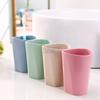 Tallo de Trigo Creativo Hogar Pareja Vaso de Agua Vaso Simple para Lavar Vaso para Cepillo de Dientes Vaso para Enjuague Bucal Mini