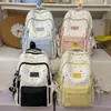 Nova Mochila Estilo Ins Academy Leve Bonita para Alunos do Ensino Fundamental e Médio Doce Casual Alta Aparência Mochila