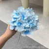 Flores Artificiais, Buquê de Hortênsia com 5 Cabeças, Verão Infinito, 27 Peças, Materiais Florais para Decoração de Casamento e Casa, Flores de Cinco Cabeças