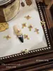 Decorações de Nail Art em Formato de Cruz com Diamantes, Acessórios de Unha Gótico Brilhantes Tendência em Liga de Strass Usáveis, Strass para Unhas Atacado