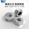 Dongming Acero Inoxidable 304 Nylon Antiaflojante Metal Antiaflojante Tuerca de Brida M3M4M5M6M8M10-M48