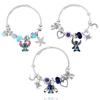 Pulsera Creativa de Stitch de Venta Caliente Transfronteriza Animación de Dibujos Animados Linda Lilo y Stitch Ajustable Diamante Nueva Pulsera