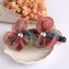 Clip para Plátano de Flor de Tela Chifón de Alta Calidad, Pinza para el Cabello de Mujer Moderna y Versátil, Accesorio para Moño, Pequeño Accesorio para el Cabello Hecho a Mano