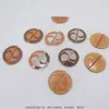 Venta Directa del Fabricante de Señales de Pintura de Puntos Redondos, Señales de Té Dos en Uno y Placas de Nombre, Combinación de Juego de Regalo de Caja de Té