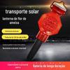 Luz de advertência LED solar para segurança no trânsito luz de flor de ameixa luz de cone de trânsito torre de guindaste de parede sinalizador estroboscópico marítimo
