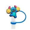 Novo Monstro Azul Cartoon Fofo Silicone Tampa para Canudo Plug à Prova de Poeira Tampa para Canudo 8-10mm Venda Quente Transfronteiriça