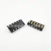 6p assento de bateria de lítio com estilhaços em arco espaçamento 4.0PH altura 5.7 conector de bateria com coluna BC-1-604 banhado a ouro