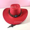 Sombrero vaquero occidental de Amazon, estilo retro británico, ideal para fiestas callejeras, para hombres y mujeres.