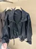 Chaqueta de Cuero Corta Estilo Motocicleta Retro para Mujer, Otoño Temprano 2026, Corte Holgado, Adelgazante, Manga Larga, Chaqueta Abrigo con Cremallera para Viajar