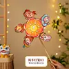Festival de Mediados de Otoño Danza del León Linternas Kit de Manualidades DIY para Niños Linternas Portátiles Brillantes para Venta en Puesto