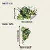 Fun-E389 Adesivos de Parede Criativos de Plantas Tropicais Quebrando a Parede para Quarto, Sala de Estar, Entrada, Embelezamento e Decoração de Parede de Casa