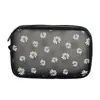 Nova Bolsa Cosmética Transparente de Margaridas Bolsa de Armazenamento Portátil à Prova d'Água Necessaire Pequena de Armazenamento Menstrual para Estudantes