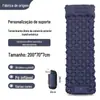 Colchão Inflável Automático de Pé Estilo Camping ao Ar Livre Transfronteiriço Diamante Tpu Estilo Camping Colchonete para Dormir com Travesseiro