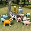 2025 Celebridade da Internet Novo Balão Andante com Rodas Layout de Cena de Festa de Aniversário Infantil Adereços Decorativos Produtos de Barraca