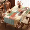 Mantel Rectangular Estilo Americano 2026 Modelo Nuevo Impermeable Resistente al Aceite Lavable Mantel para Mesa de Comedor que Mejora la Atmósfera Lujo Ligero Mantel de Gama Alta