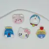 Accesorios Translúcidos de Resina de Cerdo Jingle Cat Accesorios de Pegamento Cremoso Pasador Funda para Teléfono Móvil Paquete de Materiales Hechos a Mano para DIY