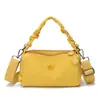 Bolsa Pequena Estilo Western para Mulheres 2025 Nova Moda Bolsa de Mão Bolsa de Ombro em Lona Textura Ultraleve Bolsa Transversal para Celular