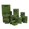 Caja de joyería de collar estilo ins anillo verde Gucci aretes caja de joyería al por mayor regalo de mano caja de embalaje para accesorios del cabello