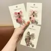 Pinzas para el Cabello de Seta Cuadros Lindas de Dibujos Animados para Niños de 3-6 Años, Pinzas para el Cabello No Dañinas, Accesorios para el Cabello Infantiles, Pasadores para Niñas