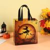 Bolso de Mano de Dibujos Animados de Bruja Mágica Popular Transfronterizo para Halloween, Bolsa de Embalaje de Regalo para Compras, Bolsa para Suministros de Estudiantes al Por Mayor