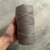 En Stock Cuerda de Algodón de Colores de 3 mm de Tres Hilos Cuerda Pura de Algodón para Tejido de Tapicería Rollos de 100.1 m de Cuerda para Manualidades Hechas a Mano