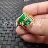 Anel de Jade Jasper de Taiwan Anel de Selim Quartzo Turquesa Rocha de Jade Anel de Carta Vazia Anel de Jade Atacado