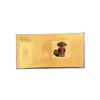 Ano da Serpente 12 Signos Cédula Comemorativa Cédula de Ouro Imitação Cédula Colorida Capa Acrílica Envelope Vermelho Banco de Seguro Presente de Ano Novo