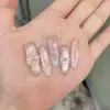[Huanhuan] Uñas postizas para manicura, color nude, minimalistas, de alta gama, elegantes y versátiles, al por mayor