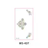Novedad Flor-brillo Frente Dunhuang Pegatina de Cejas Niños Adultos Mujeres Hanfu Estilo Antiguo Vestido Antiguo Estampado en Frente Pegatina de Actuación