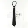 Jk Black Tie Estilo Universitário Japonês Pessoas Preguiçosas Sem Zíper Gravata Borboleta Hit-Free Gravata Borboleta Decorativa Estudante Feminino Masculino Gravata Dk