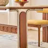 Mesa de Comedor Nórdica de Madera Maciza y Pizarra, Mesa de Comedor Creativa Vintage para Uso Doméstico en Apartamentos Pequeños, Mesa Pequeña Retro Japonesa para Casa de Huéspedes y Restaurante