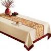 Toalha de Mesa Estilo Americano Impermeável e à Prova de Óleo, Não Precisa Lavar, Novo Modelo 2026, Jogo Americano de Mesa de Jantar de Luxo Leve, Pano Retangular para Mesa de Centro