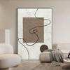 Estilo silencioso sala de estar pintura decorativa moderno minimalista sofá de fundo pintura de parede pintura de piso de parede abstrato corredor geométrico pendurado pintura